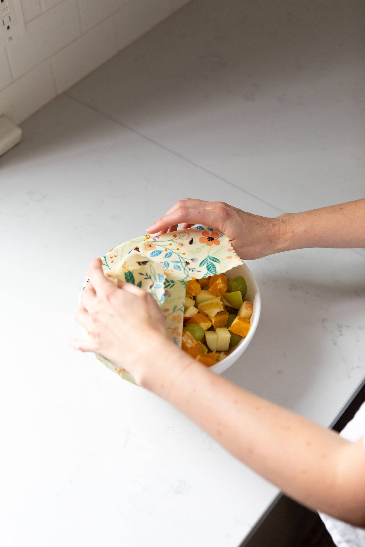 Reusable Beeswax Food Wraps: Pollinators Set of 3: Wholesale