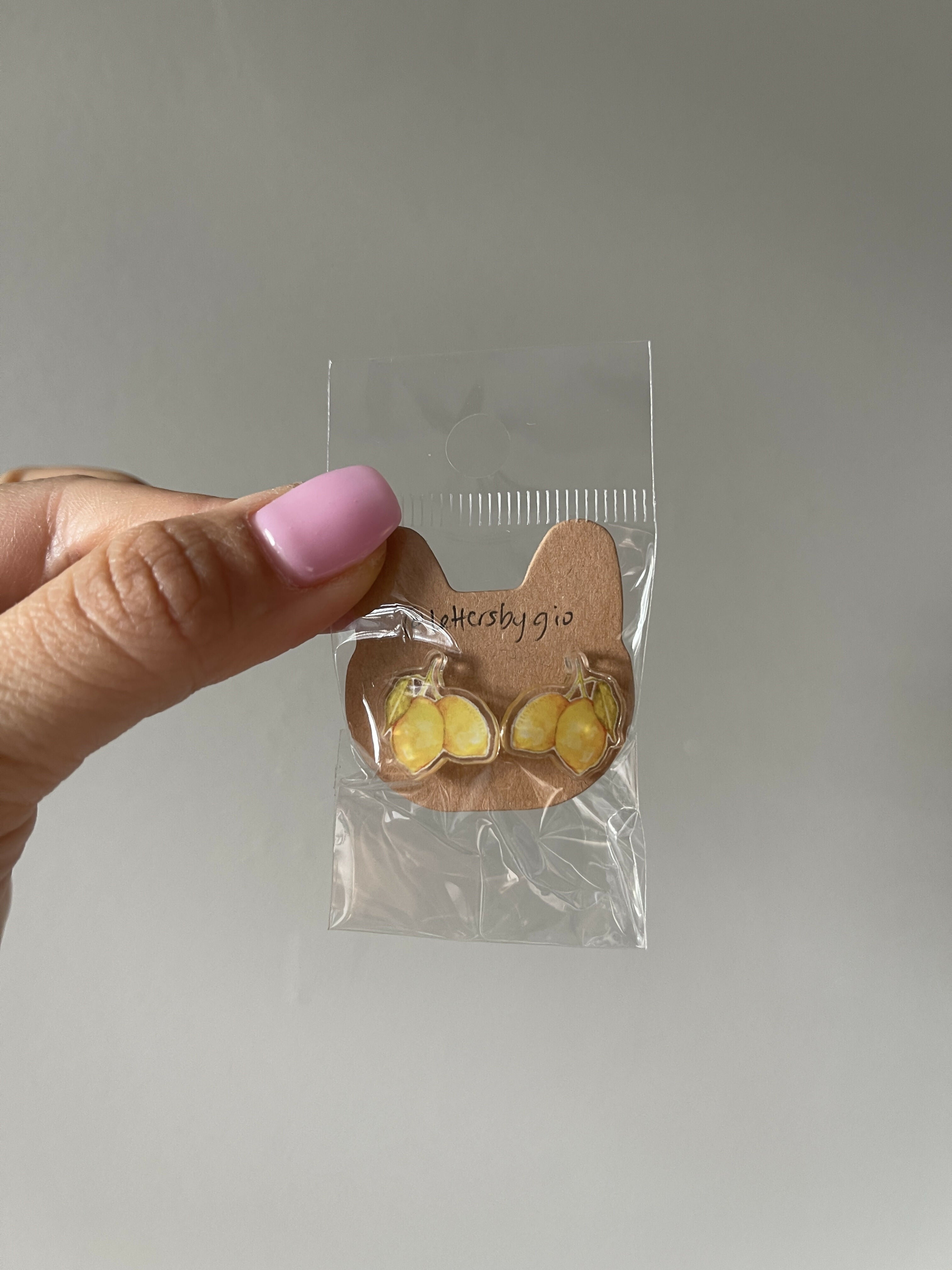 Handmade Acrylic Earring Stud