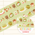 Matcha Strawberry Washi Tape