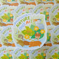 Embrace Nature not ai Sticker