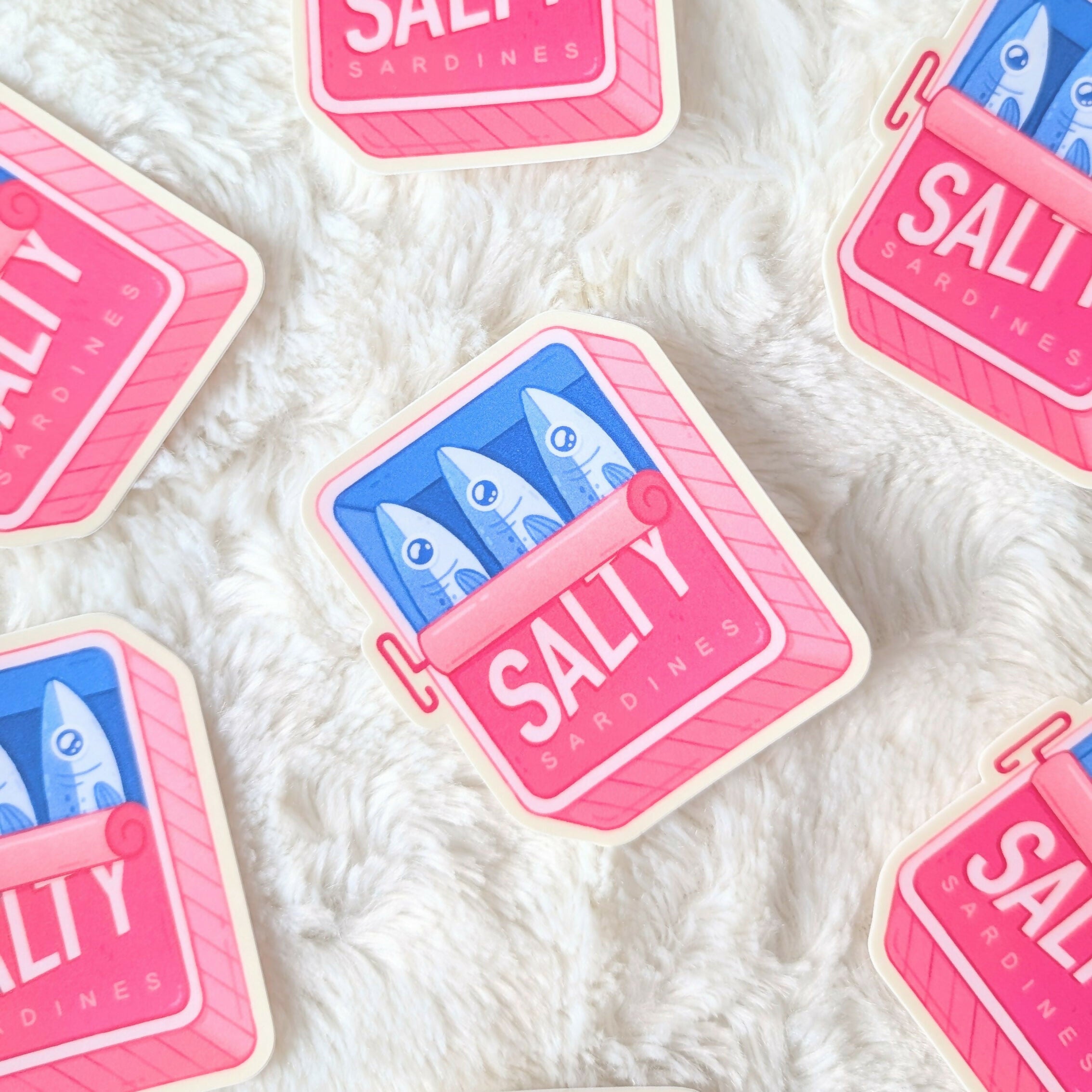 Salty Sardines Vinyl Sticker
