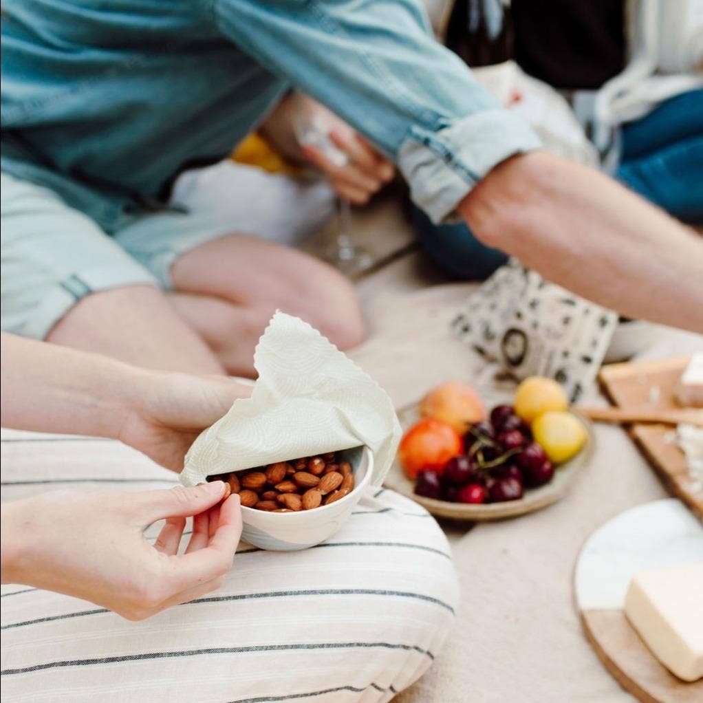 Reusable Beeswax Food Wraps: Assorted Single Smalls: Minimal Band