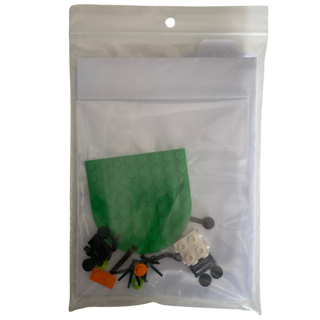 "I have loved you for a LAWN time" ~ Card with Lego
