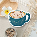 Cat-puccino Vinyl Sticker
