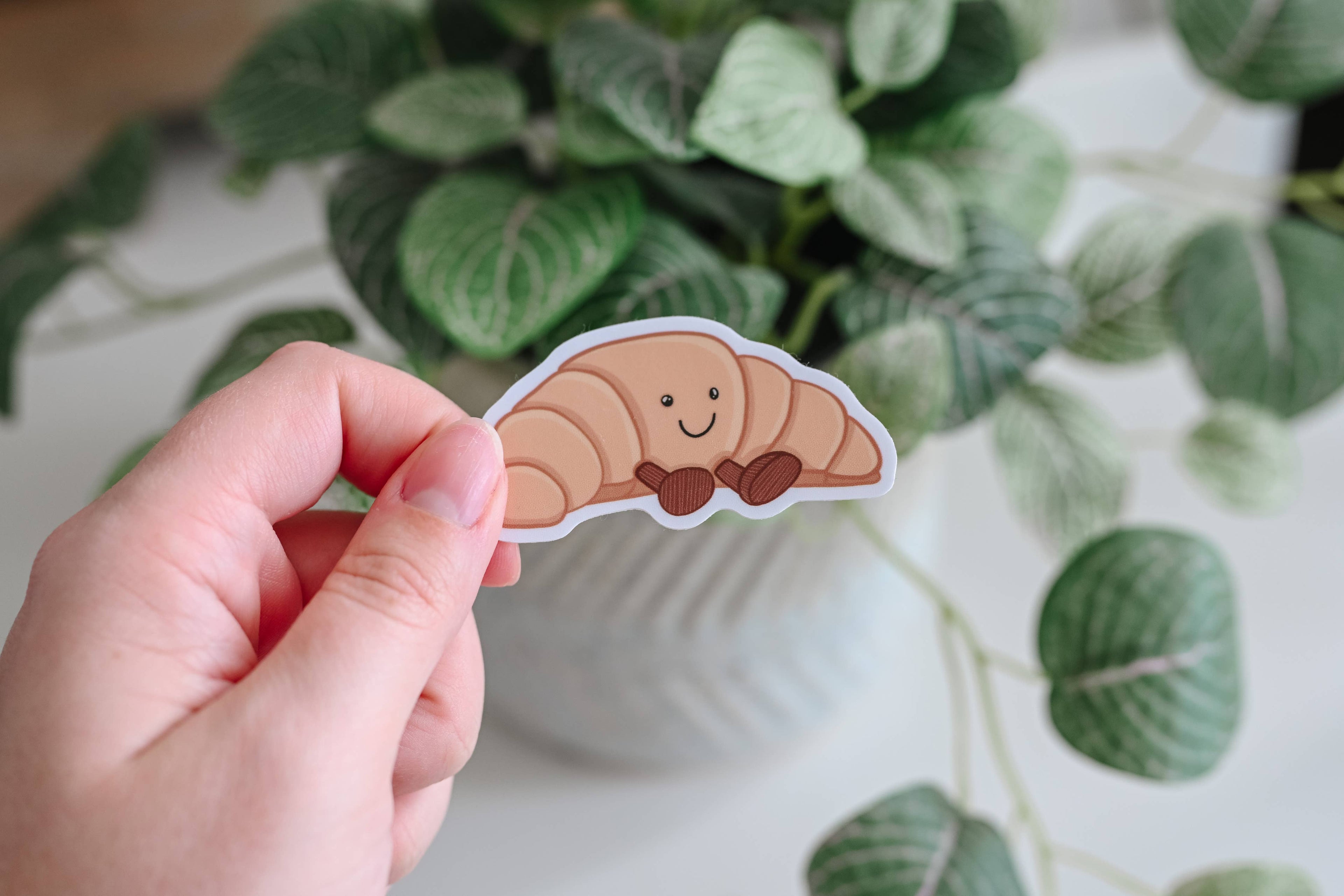 Croissant - Cozy Cafe Vinyl Sticker