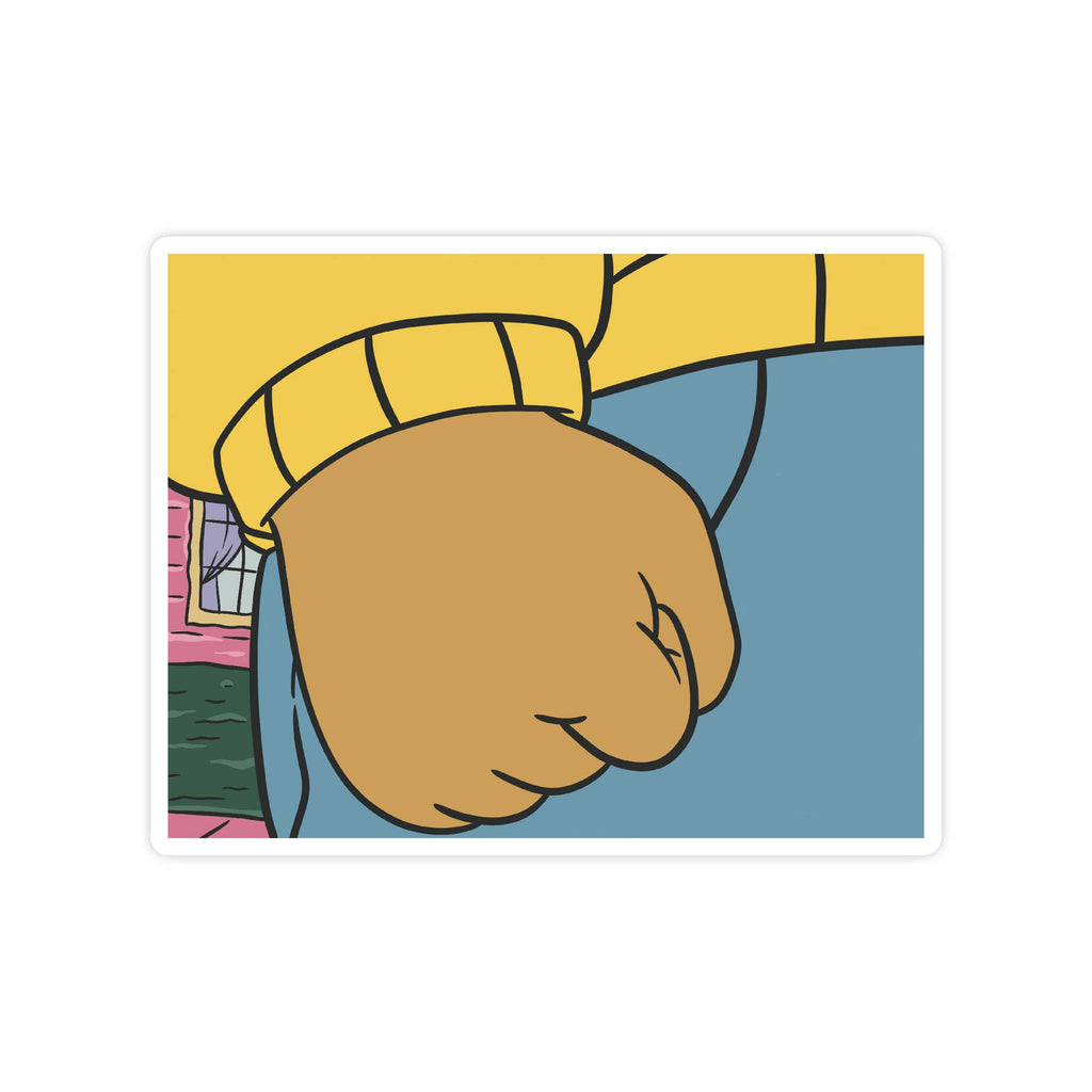 Arthur Fist - Retro 90's Pop Culture Vinyl Sticker