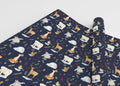 Festive Animals Christmas Gift Wrap: Roll of 3 Sheets