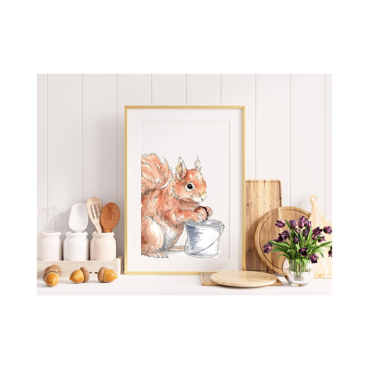 Cute Critters Watercolor Workbook by Willow Wolfe