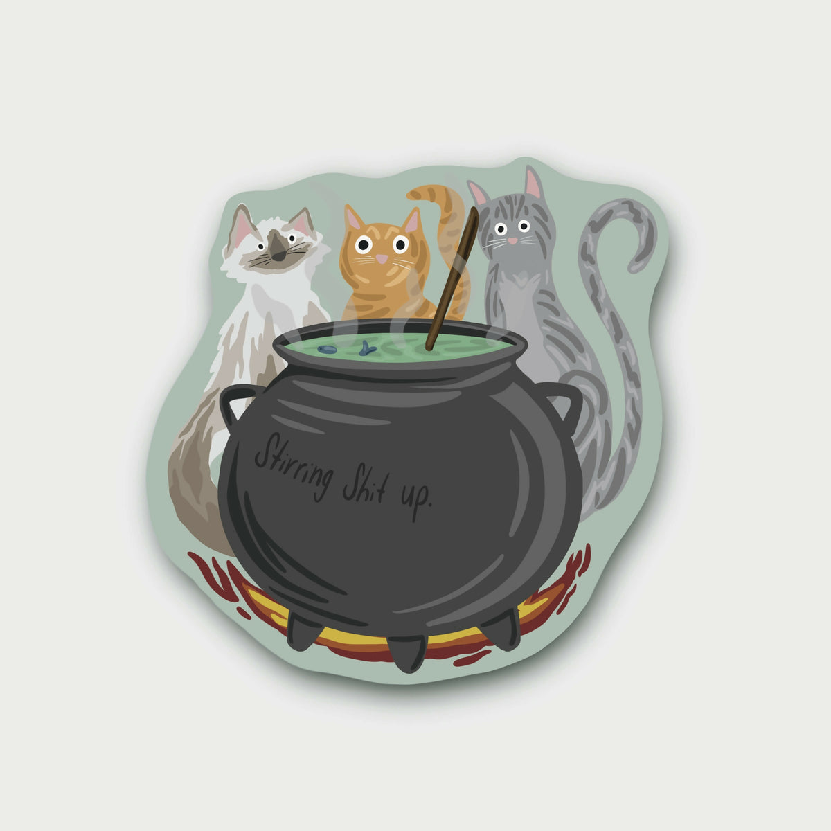 Cauldron Sticker