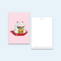 Lucky Cat Postcard