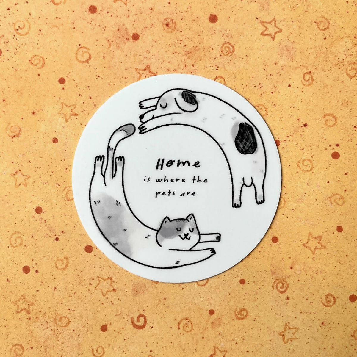Home is Where the Pets Are Sticker