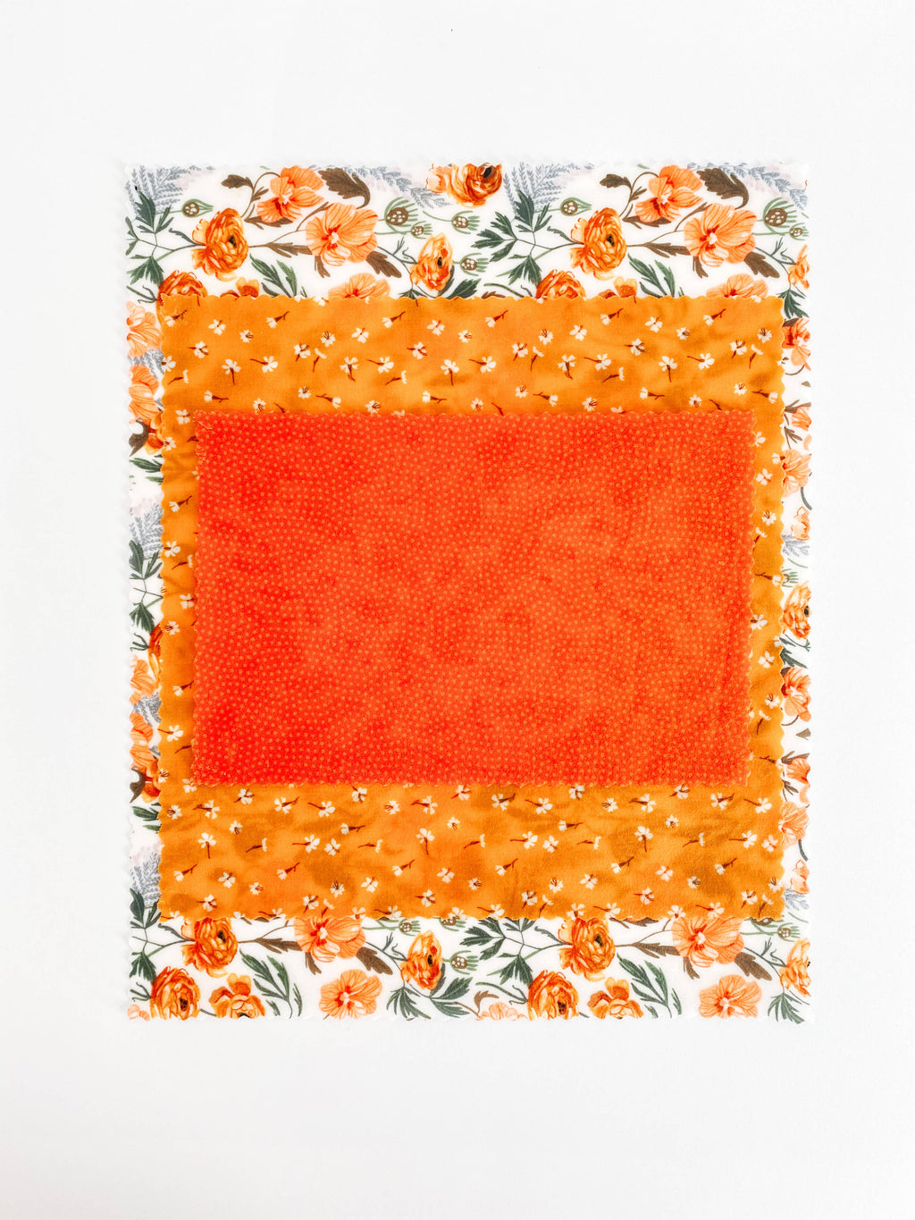 Reusable Beeswax Food Wraps: Golden Floral Set of 3: Wholesale