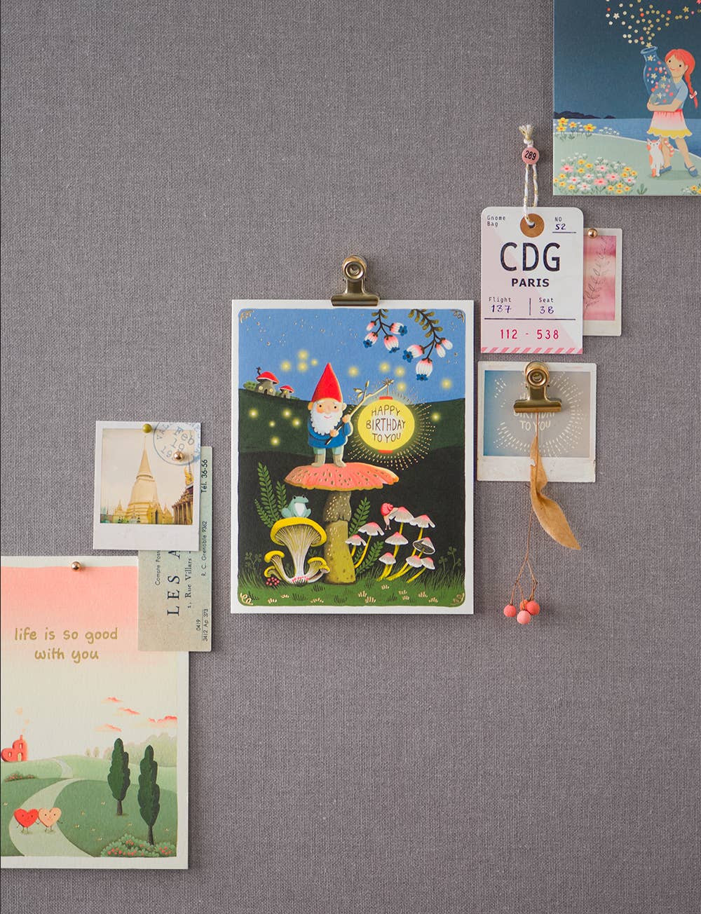 Gnome Birthday Greeting Card