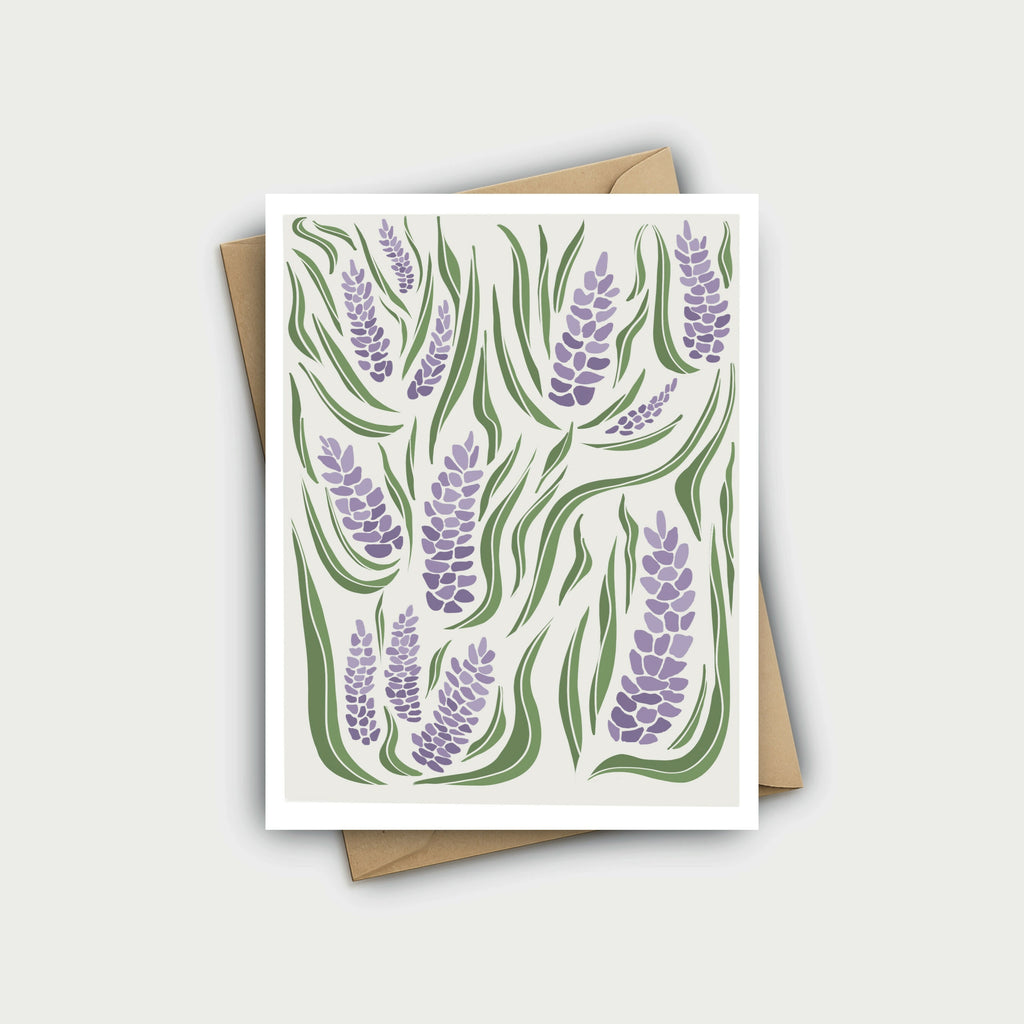 Flower Lupine Card
