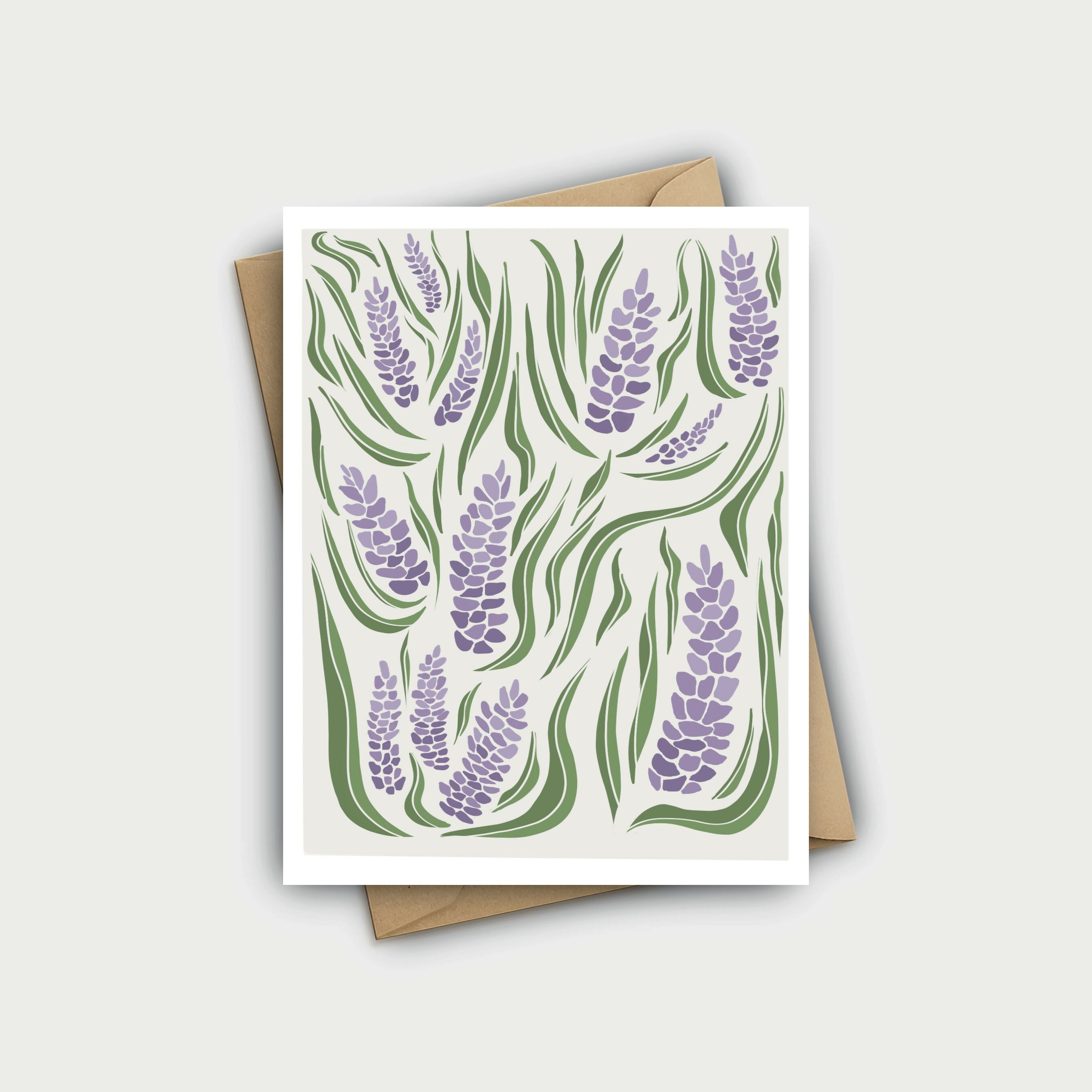 Flower Lupine Card