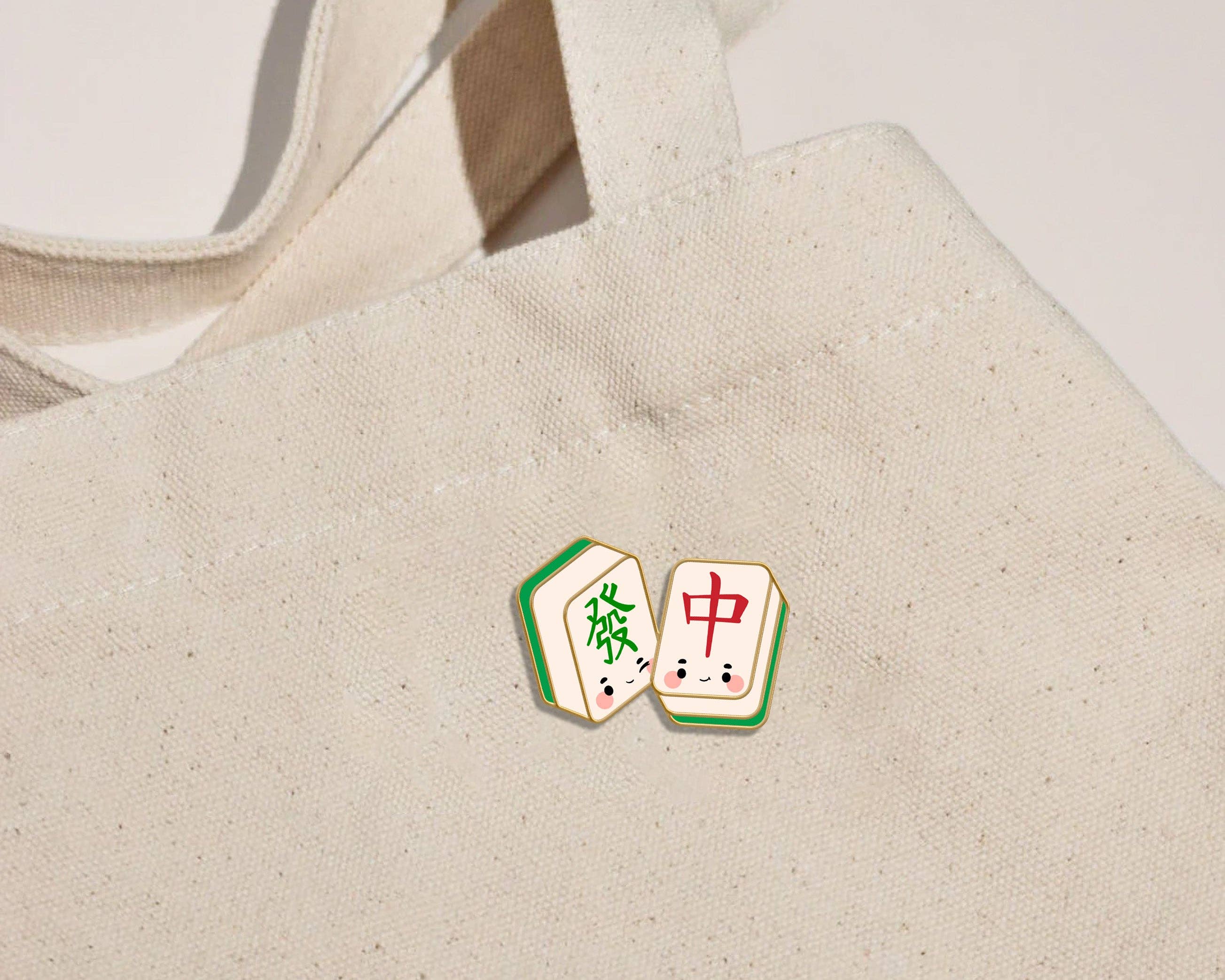 Mahjong Enamel Pin