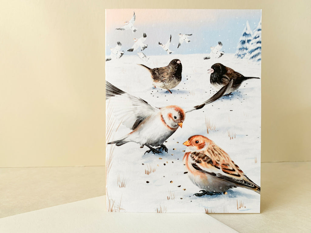 Arctic visitors | greeting card