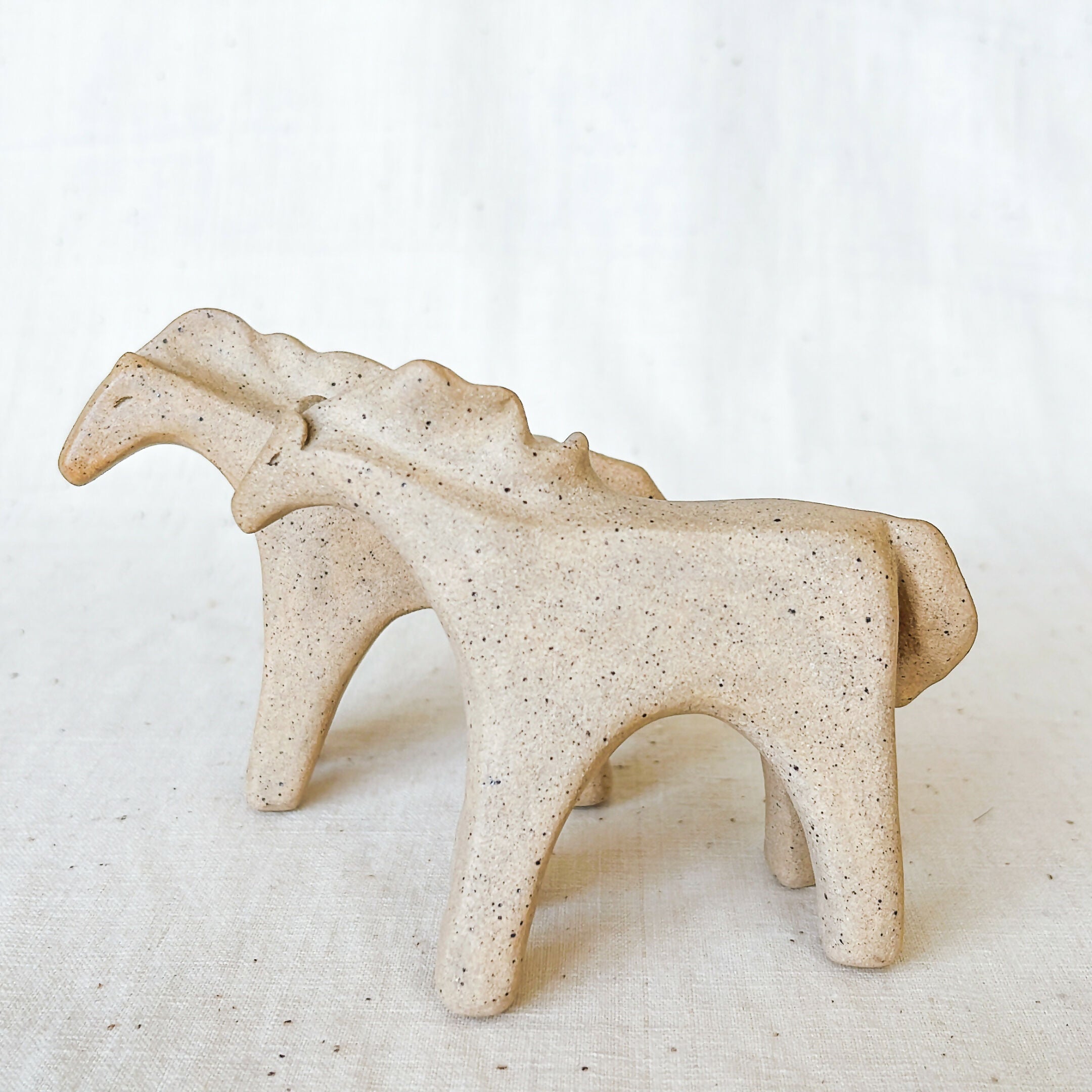 Handcrafted Ceramic Twin Ponies