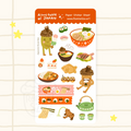 Japanese Food Sticker Sheet