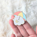 Umbrella Ghost Enamel Pin