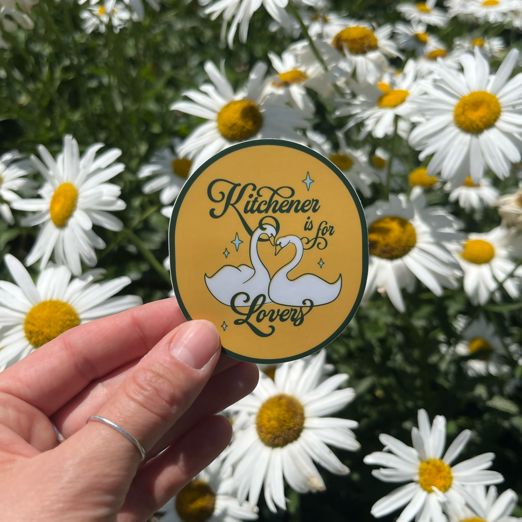 Sticker - Kitchener is for Lovers YELLOW