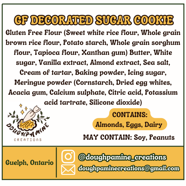 Gluten Free Sugar Cookie