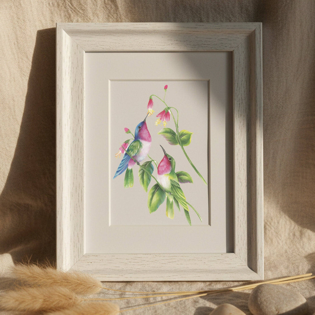 Vintage Hummingbirds Oil Workbook by Willow Wolfe - Limited Quantities