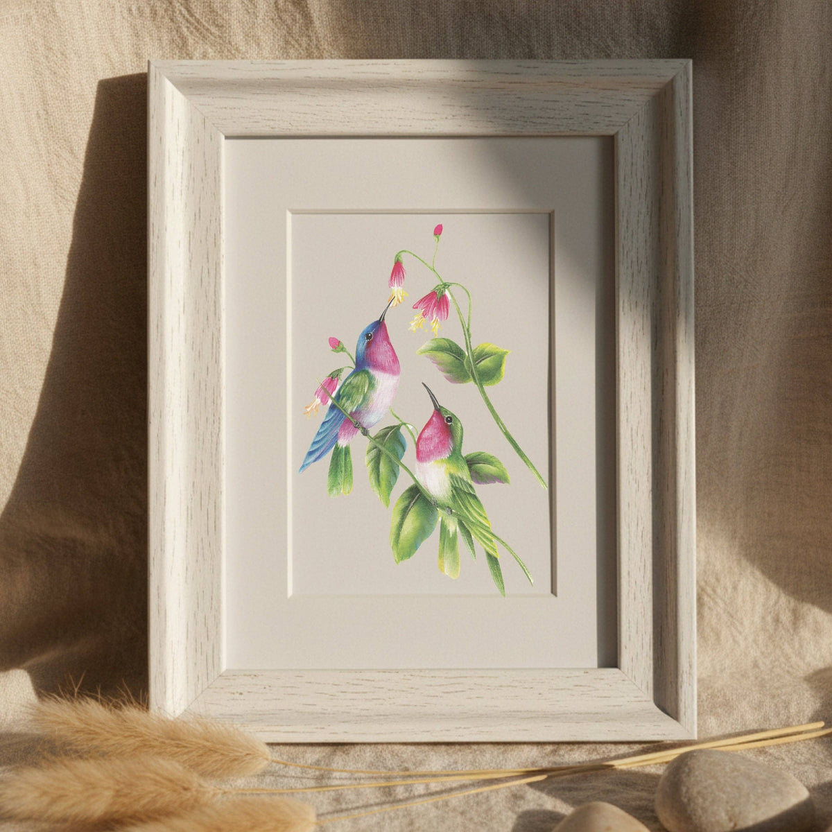 Vintage Hummingbirds Oil Workbook by Willow Wolfe - Limited Quantities