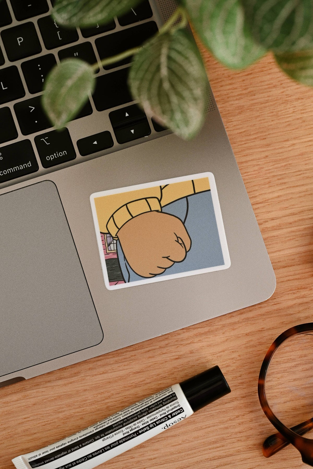 Arthur Fist - Retro 90's Pop Culture Vinyl Sticker