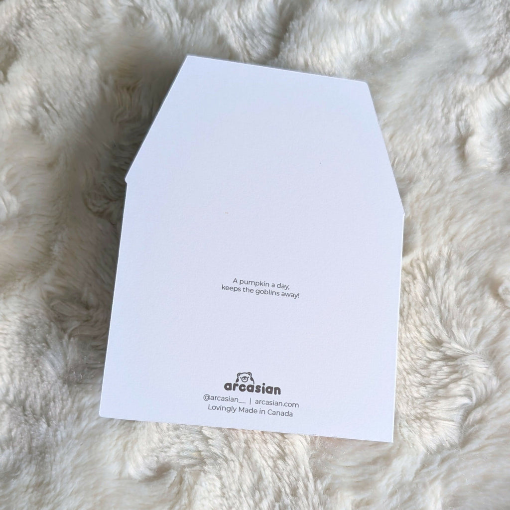 Haunted Peekaboo House Greeting Card