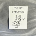 merry christmas card - cat