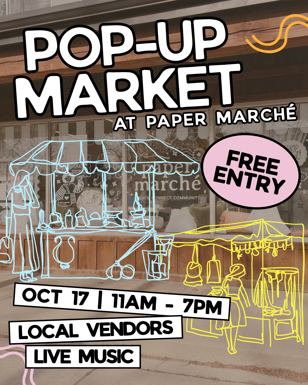 Pop-Up Market at Paper Marché