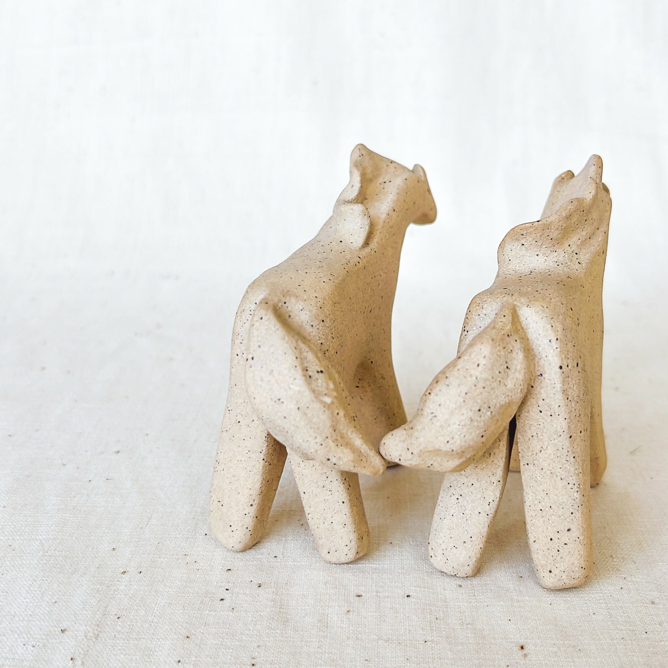 Handcrafted Ceramic Twin Ponies