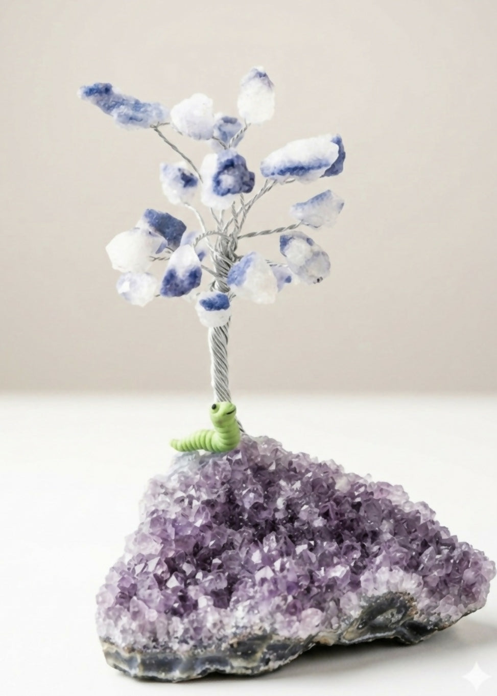 Amethyst, Dumortierite