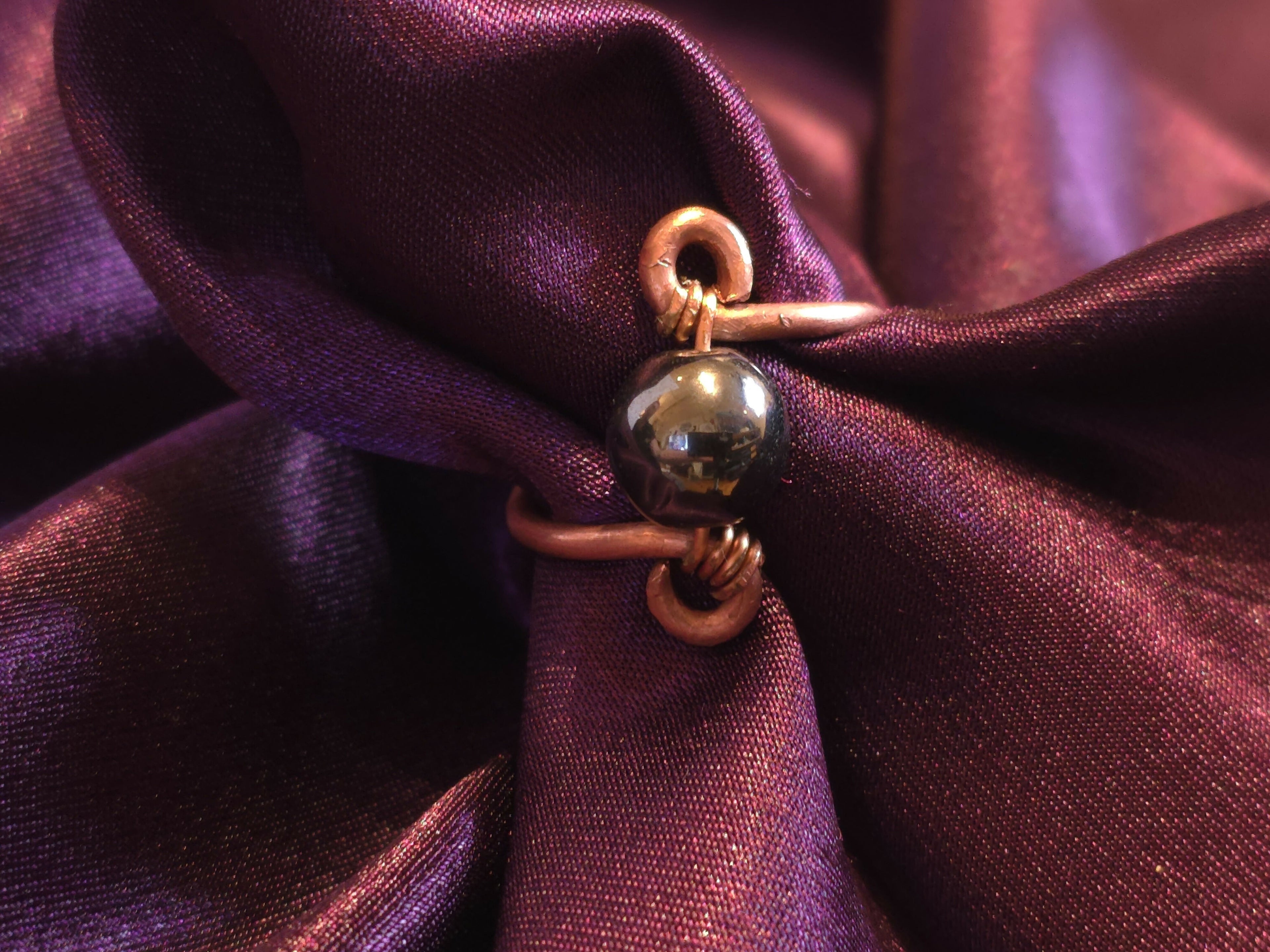 Hematite Copper Ring