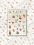 Vinyl Sticker Sheet - Coffee