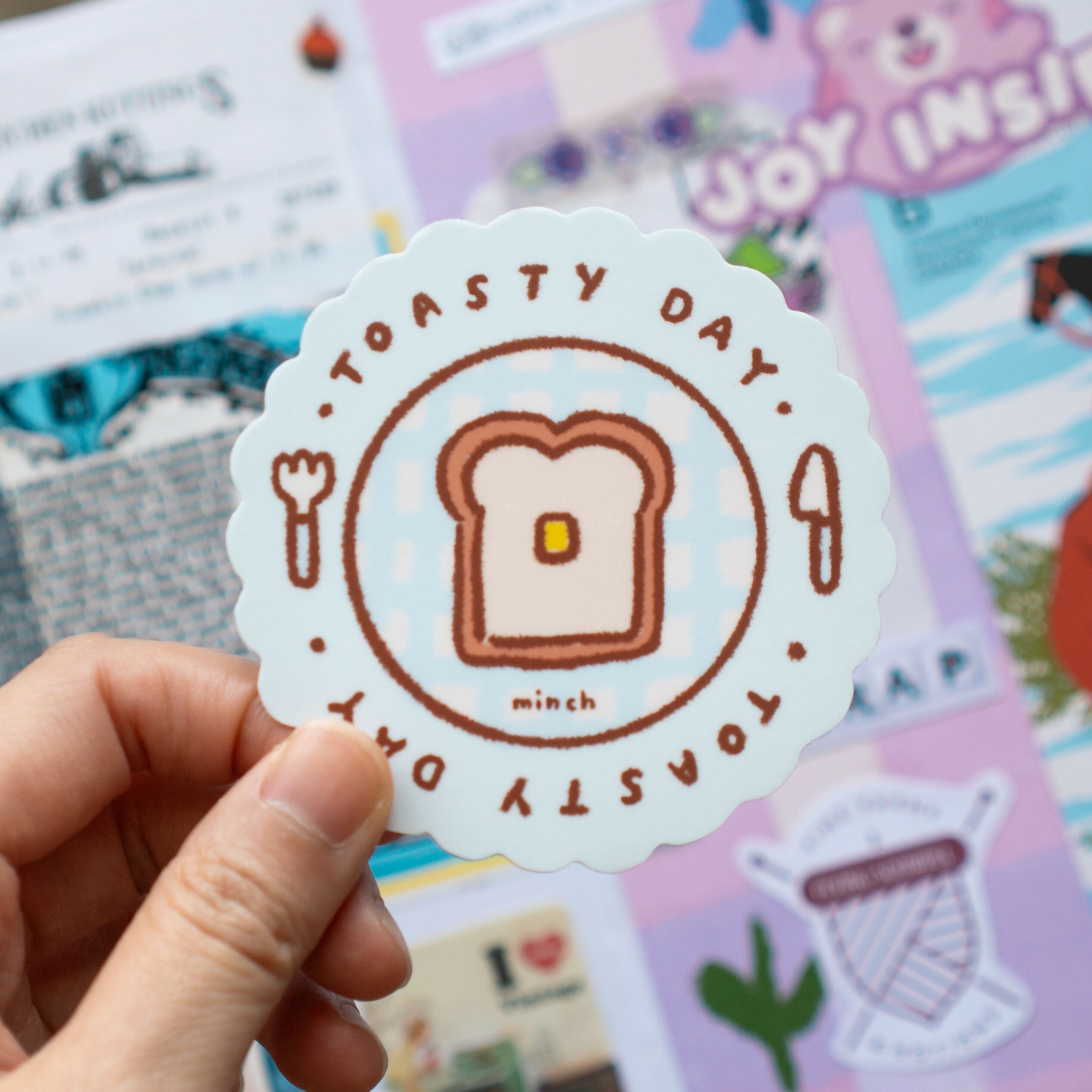 Big Toasty Day Die Cut Sticker