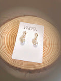 Grace Pearl Wrapped Earrings