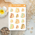 Fruit Sando Vinyl Sticker Sheet