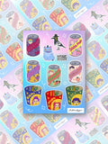 Vinyl Sticker Sheet - Kpop