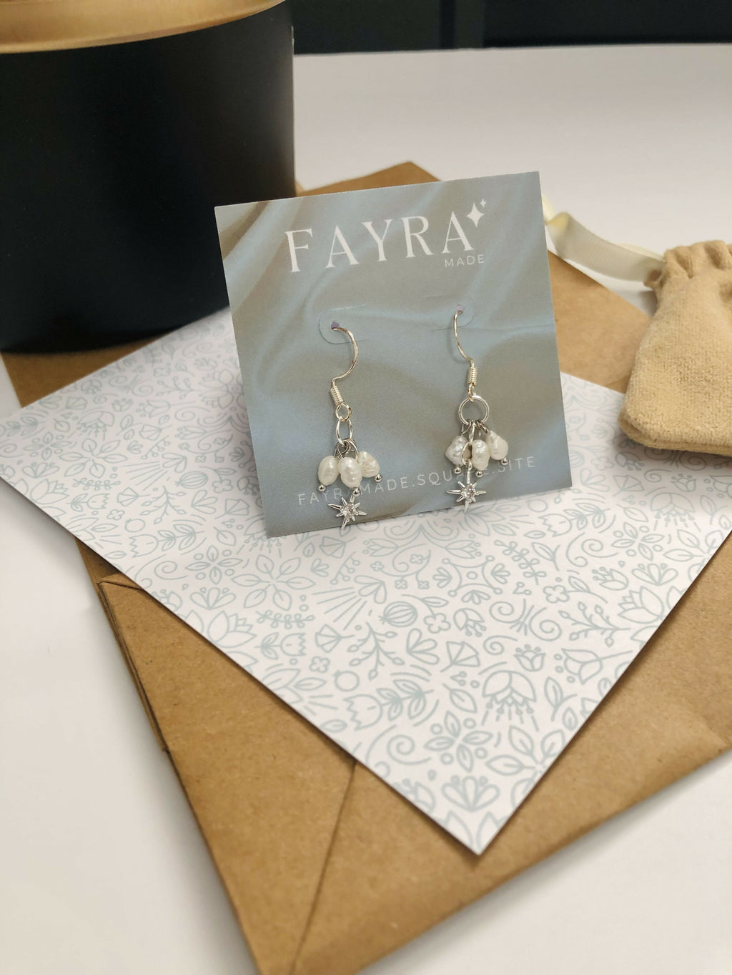 Stella Earrings (925 SS Plated)