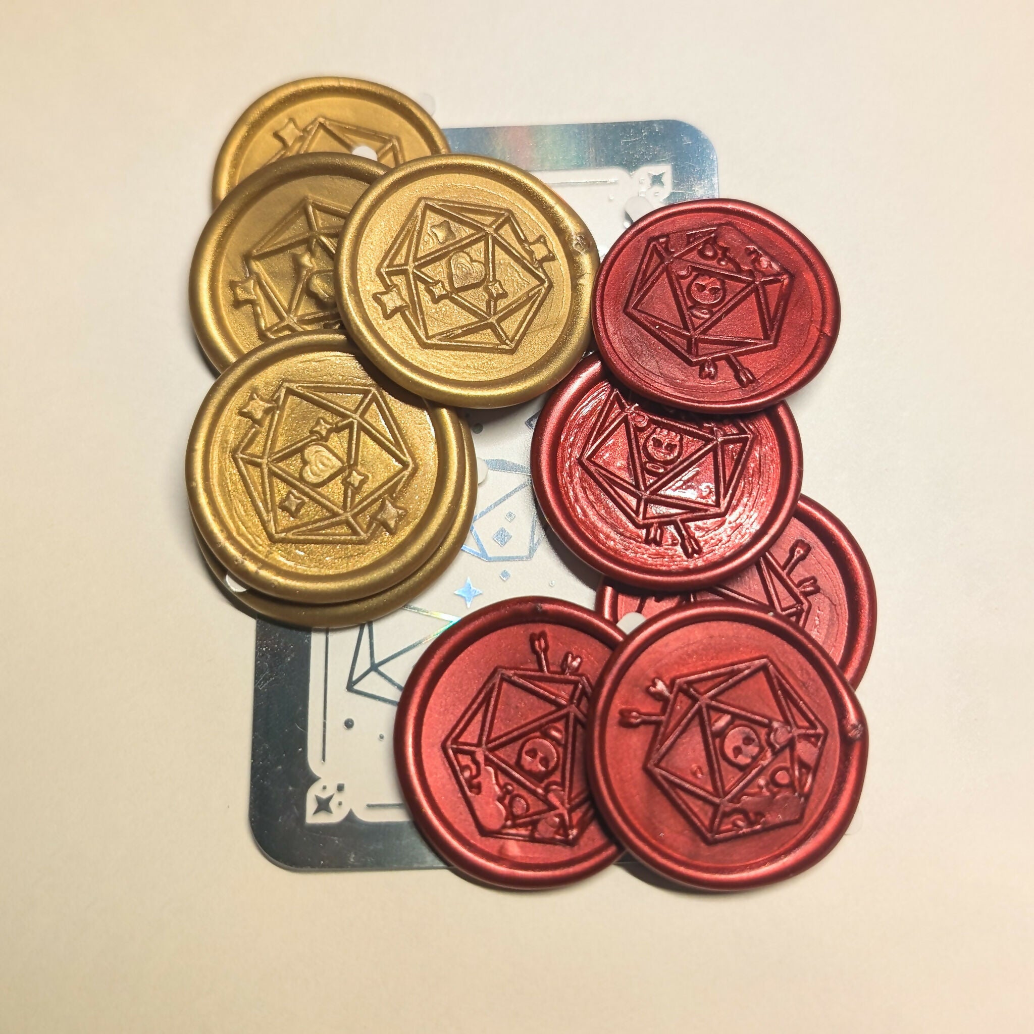 Critical Success and Failure Wax Seal Stickers