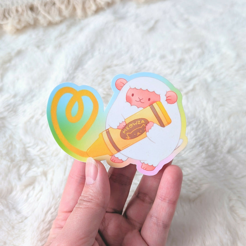 Crayon Gaboon Vinyl Sticker