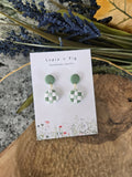 Checkered Earrings
