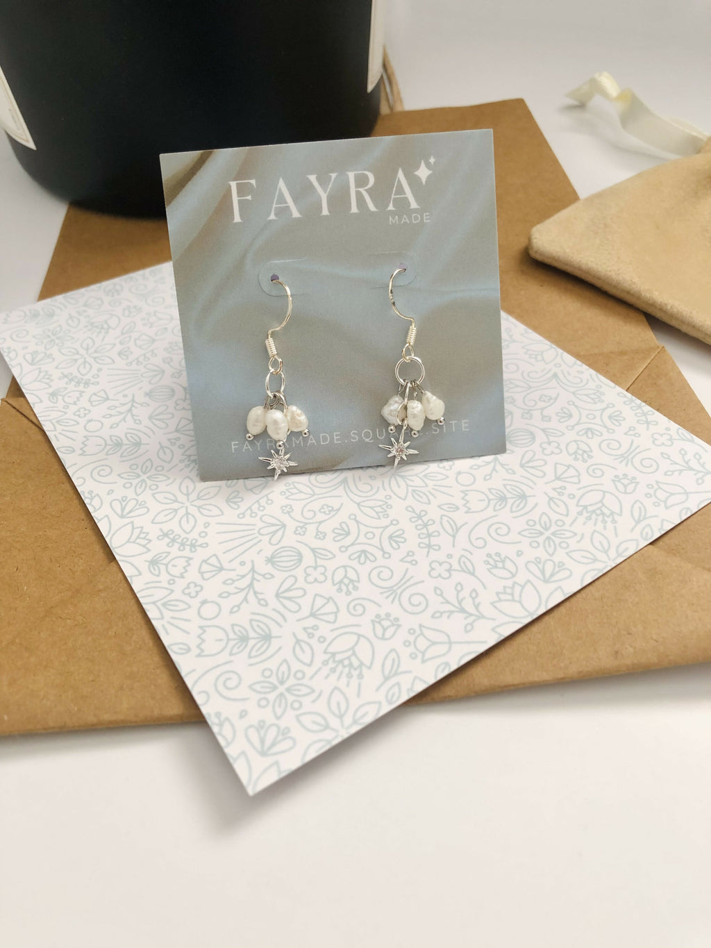 Stella Earrings (925 SS Plated)