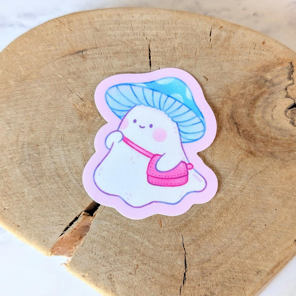 Mushroom Ghost Vinyl Sticker