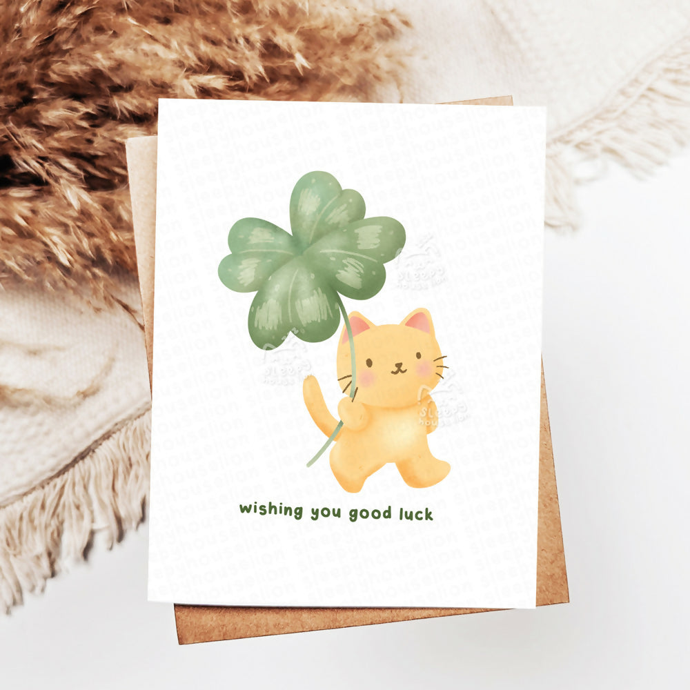 Wishing You Good Luck Greeting Card