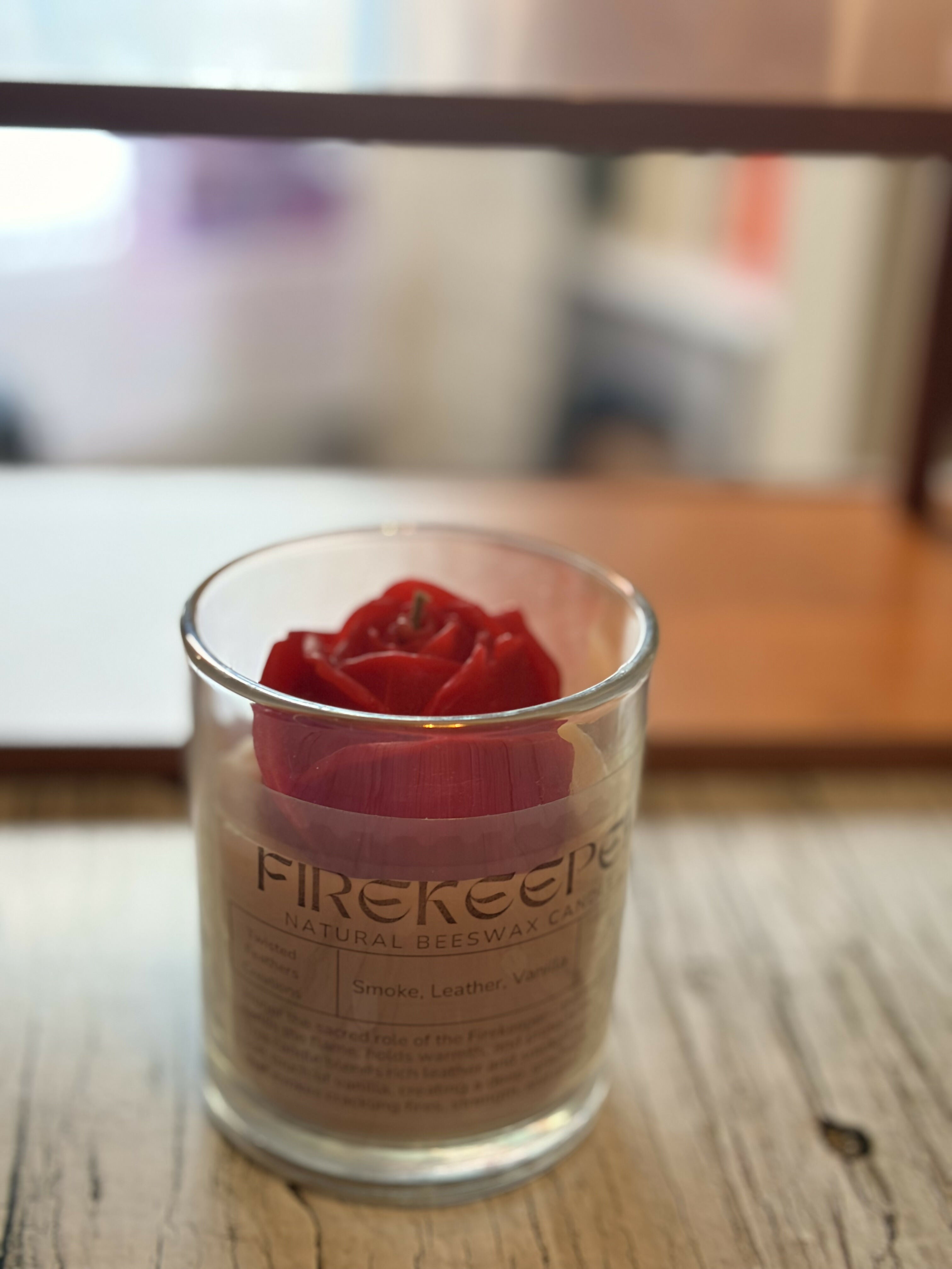 6oz Candle Glass Jar - Fire Keeper