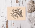 Peonies & Fern Greeting Card