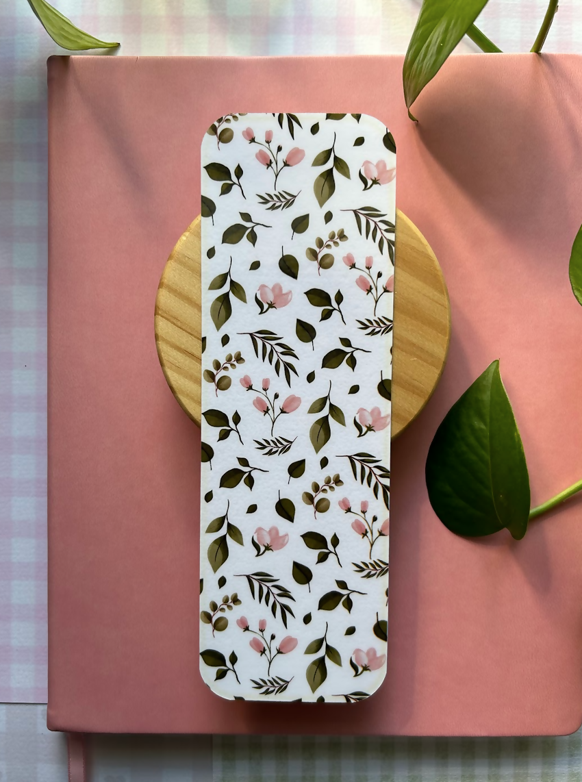 Pink Flowers Bookmarks